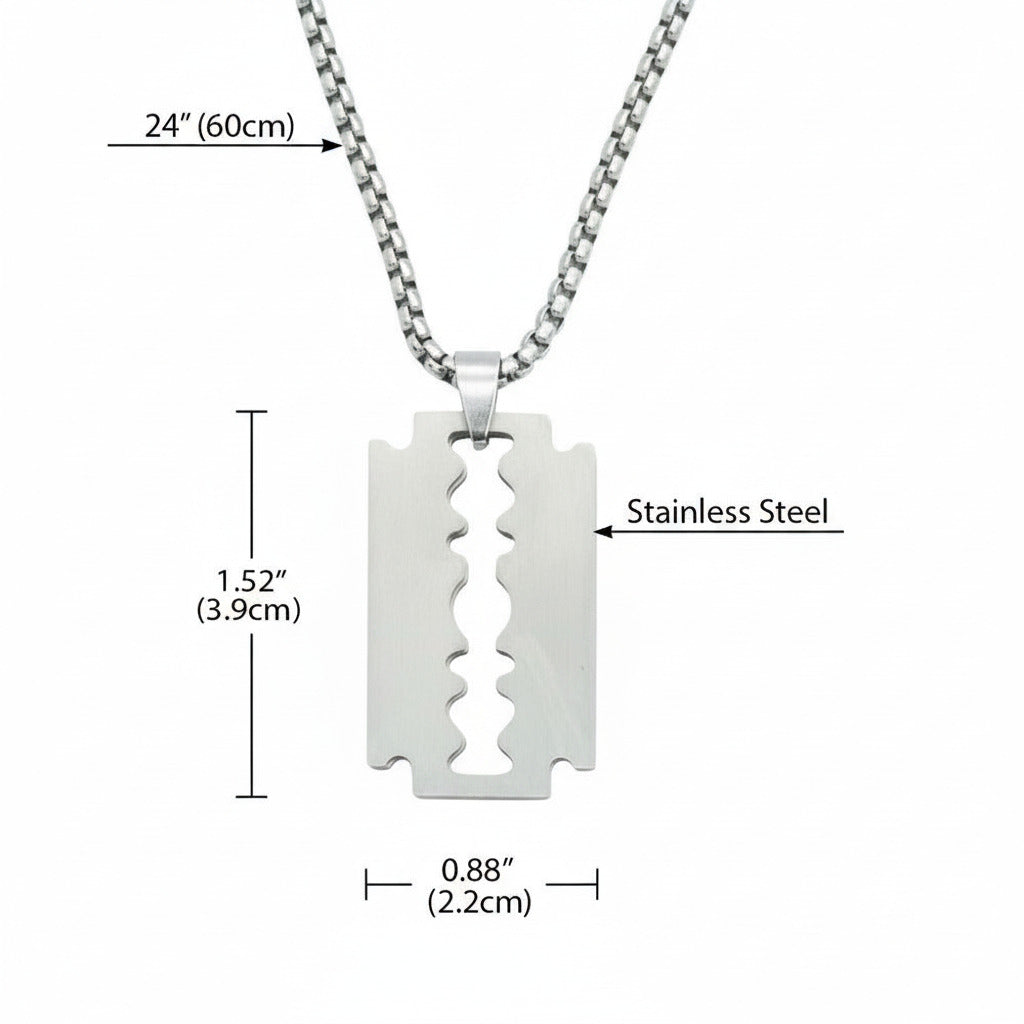Blade Barber necklace