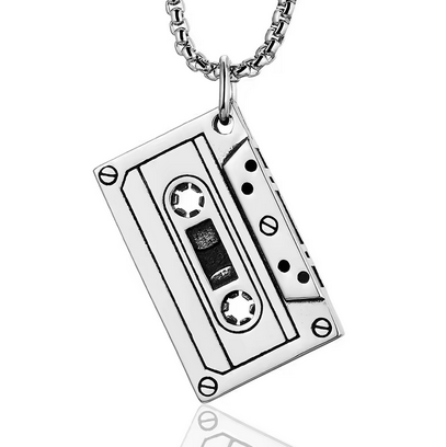 Cassette Tape  Retro Pendant