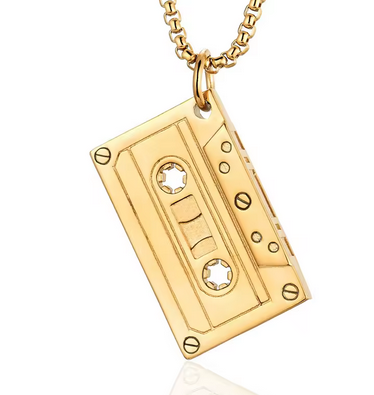 Cassette Tape  Retro Pendant