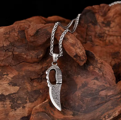 Knife Stainless Steel Necklace