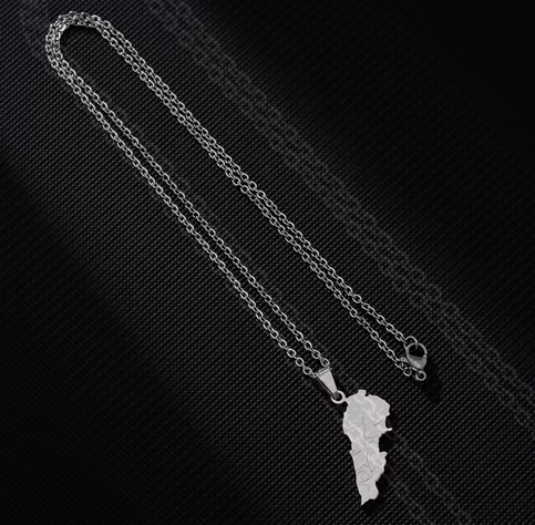 Lebanon Map Necklace