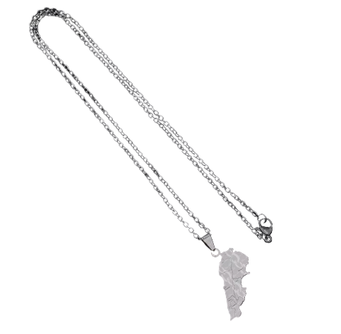 Lebanon Map Necklace