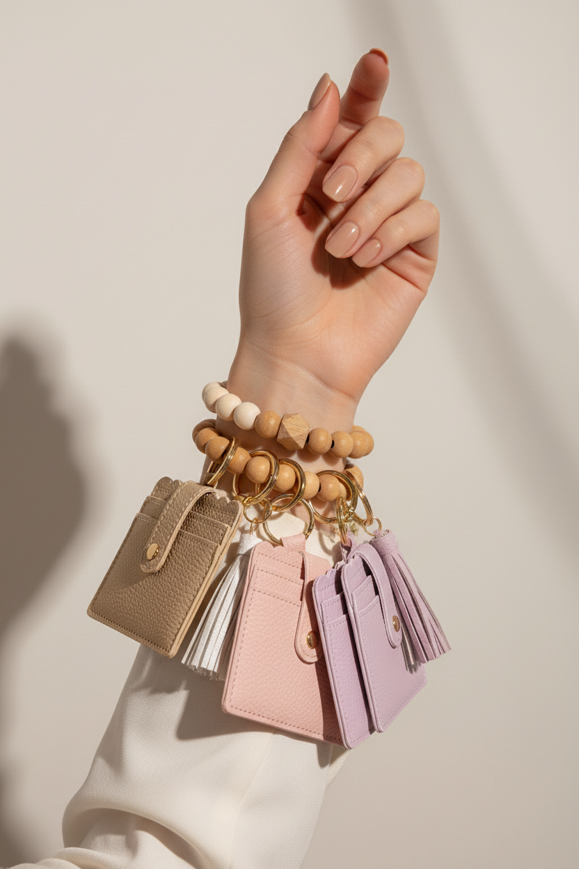 Trendy Mini Card Holder Bracelet
