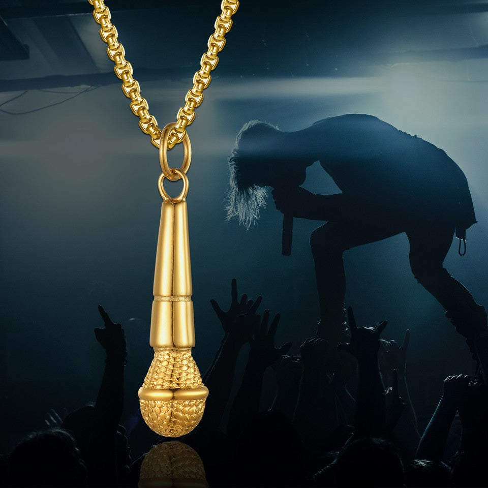 Microphone Necklace